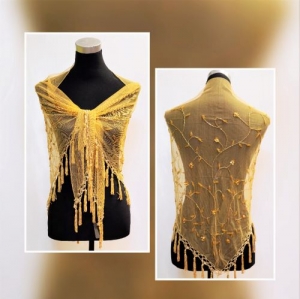 Beaded shawl 04-424B